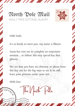 Load image into Gallery viewer, Personalised message from Santa