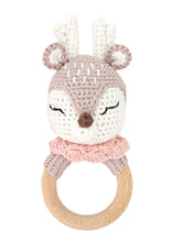 Load image into Gallery viewer, Reindeer Teething Rattle