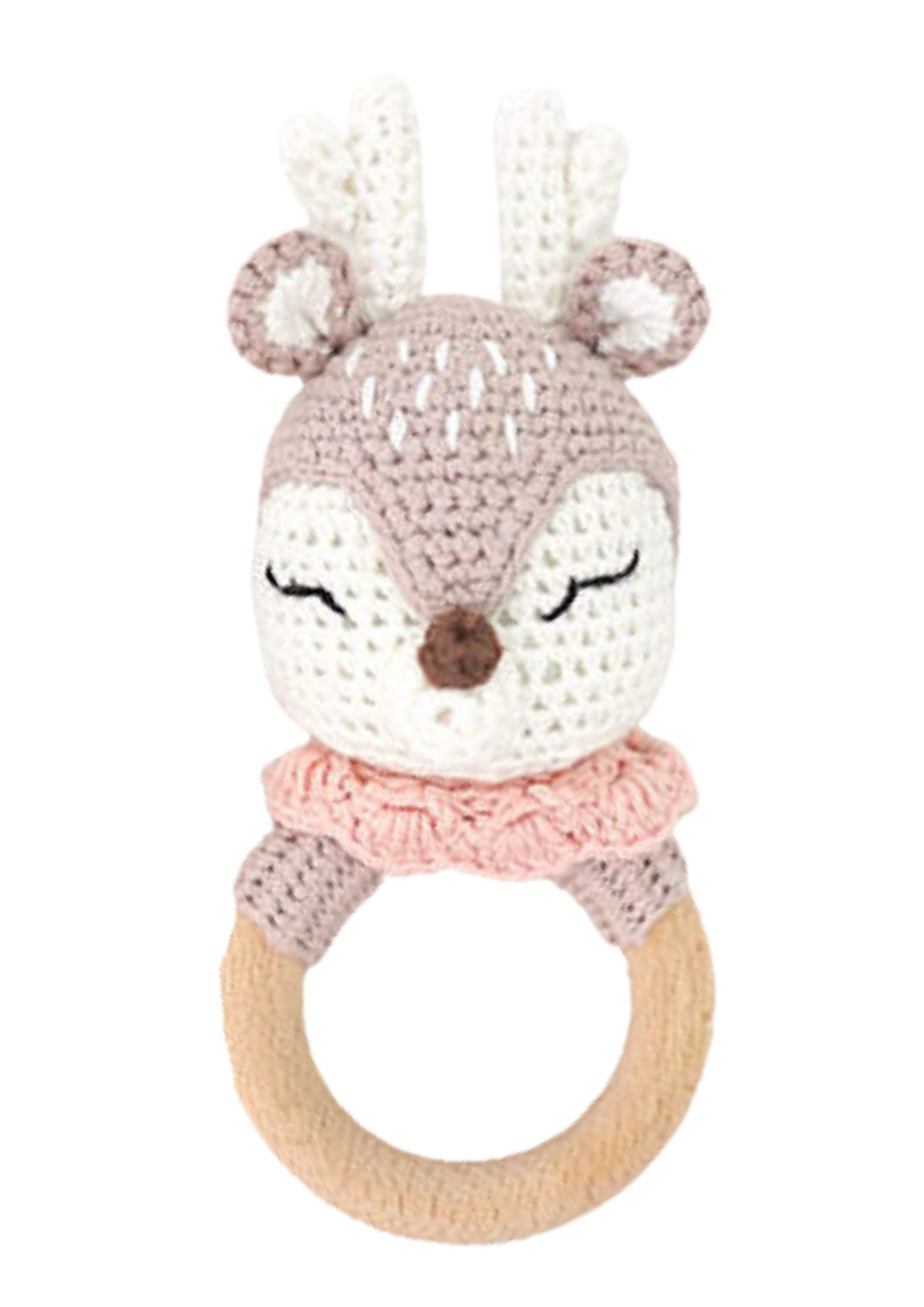 Blush Deer Teething Ring