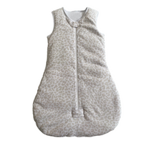 Load image into Gallery viewer, Snow Leopard Sleep Bag - 0-6 months
