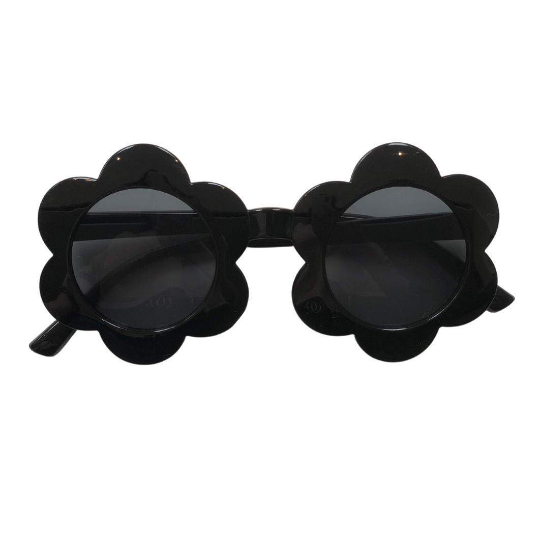 Black Flower Sunglasses